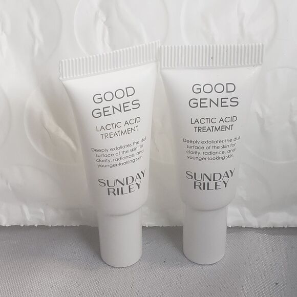 NWOB Sunday Riley GOOD GENES BUNDLE 2@ LACTIC ACID TREATMENT .17OZ/5ml - Picture 1 of 2